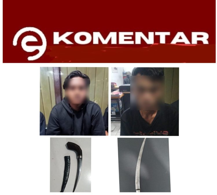 Humas Polres Bitung  Tim Resmob Polres Bitung Ringkus Dua Pelaku Penikaman di Girian Indah
