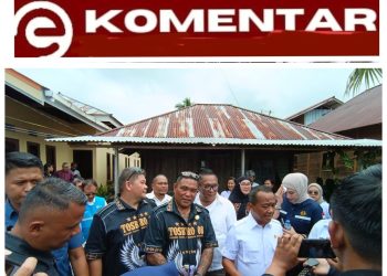 Ketua tosbro 08 Jim yon menyabut Menteri ESDM Bahlil Lahadalia  DiLangowan Selatan, Bukti Nyata Keseriusan Pemerintah Bangun Energi Daerah