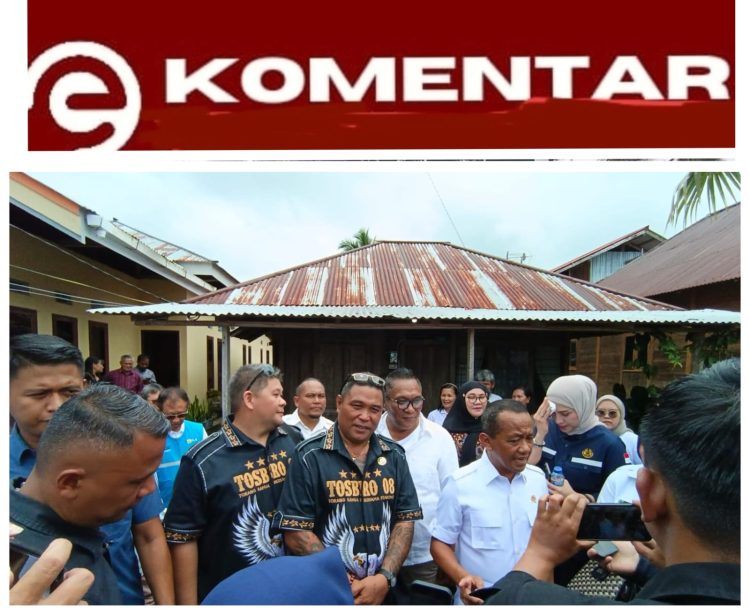 Ketua tosbro 08 Jim yon menyabut Menteri ESDM Bahlil Lahadalia  DiLangowan Selatan, Bukti Nyata Keseriusan Pemerintah Bangun Energi Daerah