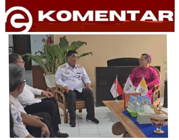 Gubernur Yulius Selvanus dan Uskup Manado Teguhkan Sinergi Gereja Pemerintah Lewat Ziarah Kasih