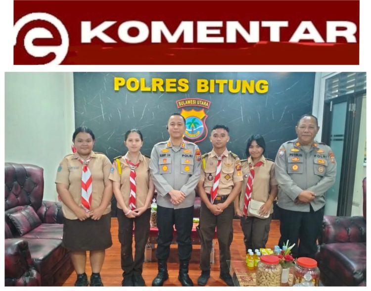 Humas Polres Bitung Kapolres Bitung Dukung Penuh Saka Bhayangkara di Perkemahan Nasional 2025 di Gorontalo