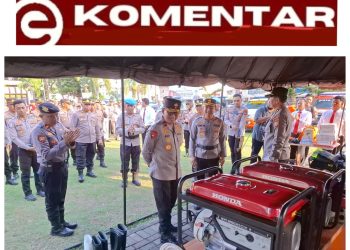 Humas Polres Bitung Waka Polda Sulut Kunjungi Polres Bitung, Apresiasi Kesiapan Tanggap Darurat Bencana