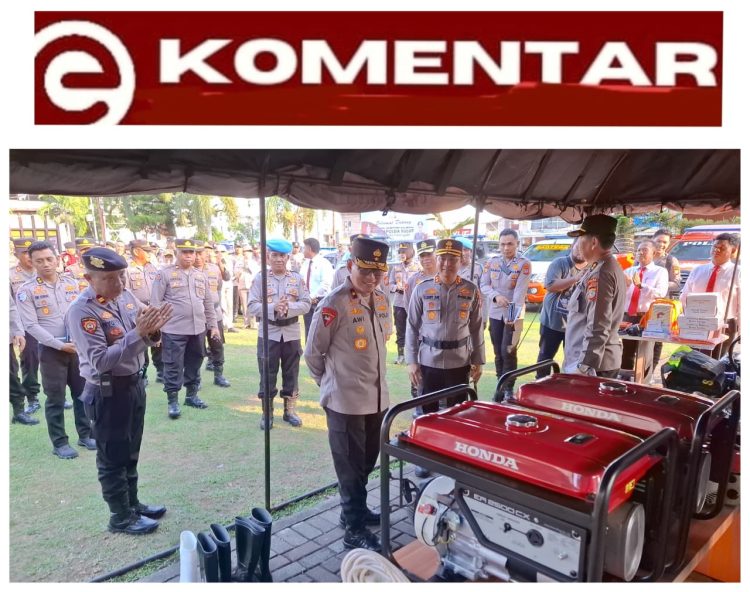 Humas Polres Bitung Waka Polda Sulut Kunjungi Polres Bitung, Apresiasi Kesiapan Tanggap Darurat Bencana