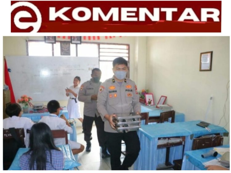 Distribusi Perdana Makanan Bergizi Gratis, SPPG SPN Polda Sulut Siapkan 1.086 Porsi untuk 12 Sekolah