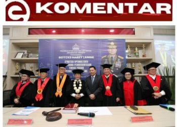 Kapolda Sulut Irjen Pol Roycke Harry Langie Resmi Sandang Gelar Doktor Ilmu Hukum dengan Predikat Culaude 