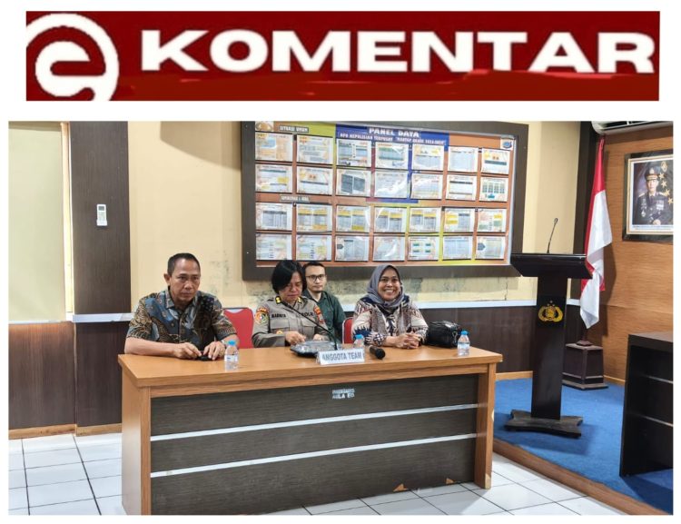 Lemdiklat Polri Gelar Pengkajian Hasil Didik T.A. 2022 di Polres Bitung