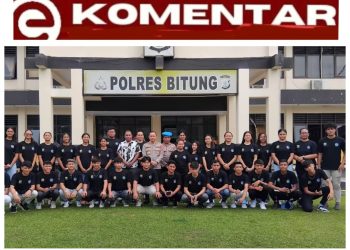 Kapolres Bitung Lepas Kontingen Voli Kota Bitung ke PORPROV Manado: Tekankan Sportivitas dan Semangat Juang