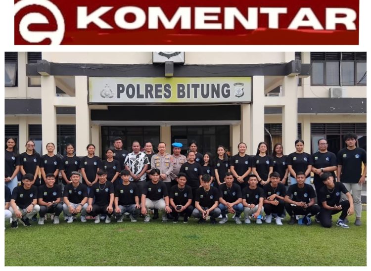 Kapolres Bitung Lepas Kontingen Voli Kota Bitung ke PORPROV Manado: Tekankan Sportivitas dan Semangat Juang