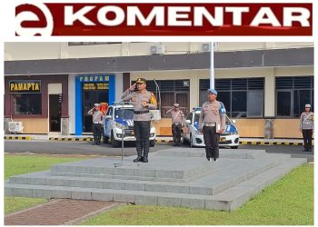 ‎Polres Bitung Gelar Apel Operasi Zebra Samrat 2025, Fokus Pengamanan Jelang Nataru