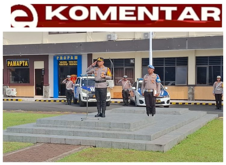 ‎Polres Bitung Gelar Apel Operasi Zebra Samrat 2025, Fokus Pengamanan Jelang Nataru