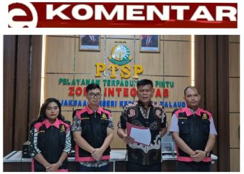 Kepala Dinas PUTR Talaud JM Ditetapkan Tersangka dan Ditahan atas Dugaan Korupsi Pengadaan Jasa Konsultasi TA 2024 