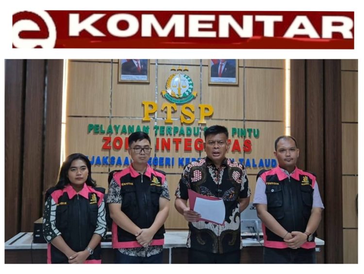 Kepala Dinas PUTR Talaud JM Ditetapkan Tersangka dan Ditahan atas Dugaan Korupsi Pengadaan Jasa Konsultasi TA 2024 