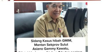 Hakim Vonis 1 Tahun 8 Bulan Penjara kepada Asiano Gammy Kawatu dalam Kasus Korupsi Hibah GMIM