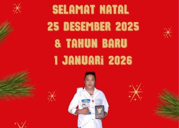 Iklan ucapan selamat natal dan Januari 2026