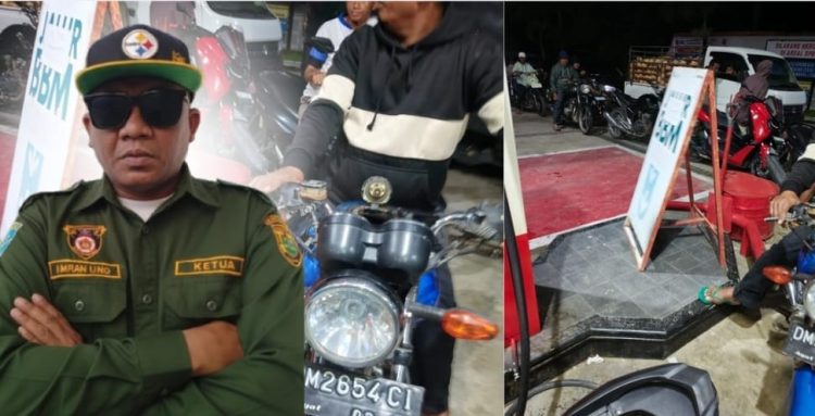 Pertalite Habis Saat Warga Mengantre, Ketua DPD AKPERSI Gorontalo Imran Uno Soroti Dugaan Penimbunan BBM di Mananggu