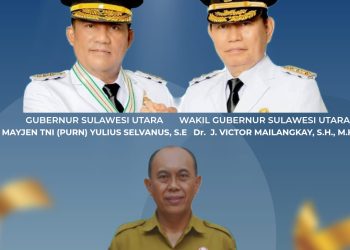 Selamat dan Sukses atas 1 Tahun Kepemimpinan Gubernur Sulawesi Utara, Bpk. Mayjen TNI (Purn.) Yulius Selvanus, S.E dan Wakil Gubernur Sulawesi Utara, Bpk. Dr. J. Victor Mailangkay, S.H., M.H.