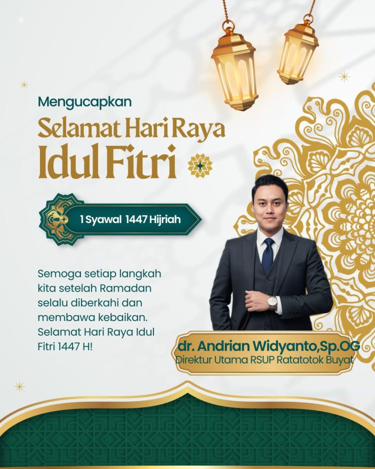 Iklan ucapan selamat hari idul Fitri 1 Syawal 1447 h