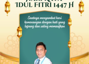 Iklan ucapan selamat hari raya idul Fitri 1 Syawal 1447