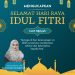 Iklan ucapan selamat hari raya idul Fitri